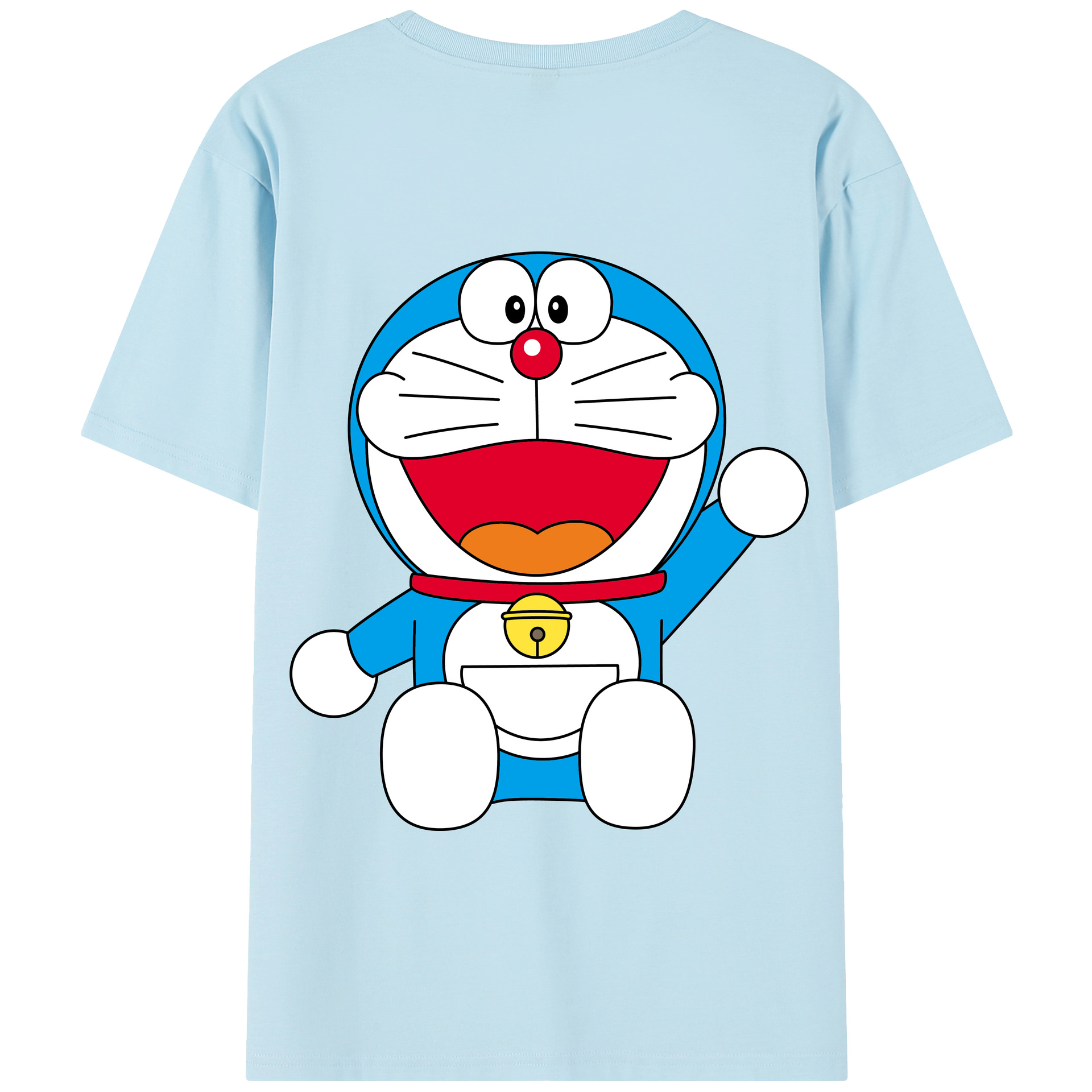 （画像用） ドラえもん Doraemon 綿100％半袖Tシャツ（背面プリント）